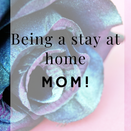 Being a stay at home mom